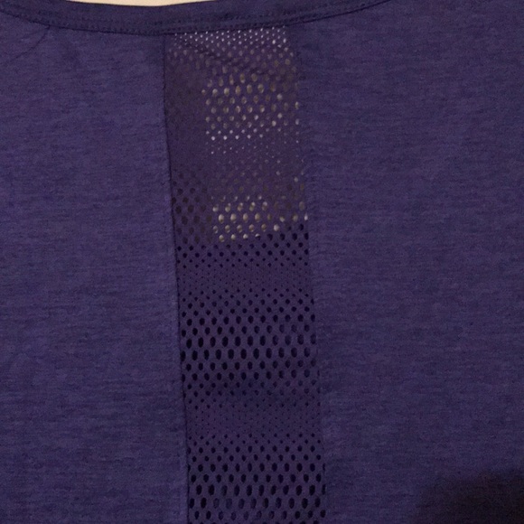 Nwt quick dry top purple large solid front - Picture 4 of 4